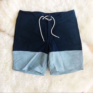 Everlane Color Block Striped Men’s Swim Trunks